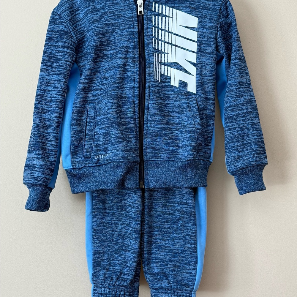 Nike Heathered Blue Tracksuit with Logo